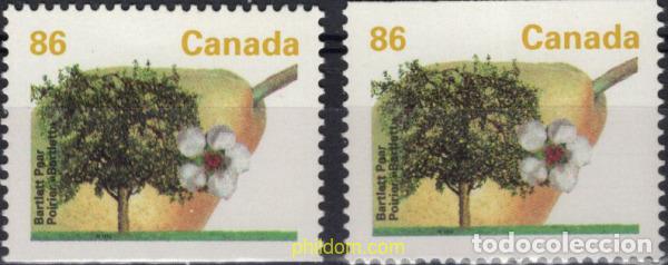 Timbres: 687850 MNH CANADA 1992 ARBOLES FRUTALES DE CANADA