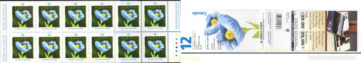 Briefmarken: 1940 MNH CANADA 1997 QUEBEC EN FLORES 97