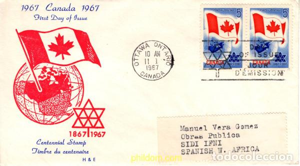 Sellos: 789633 MNH CANADA 1967 CENTENARIO DE LA CONFEDERACION