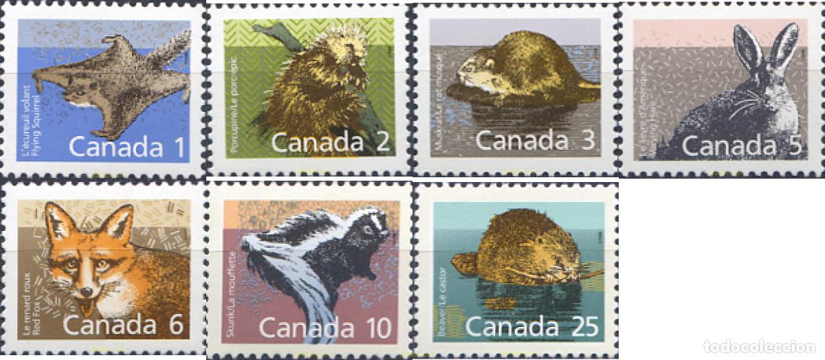 Stamps: 77931 MNH CANADA 1988 SERIE BASICA