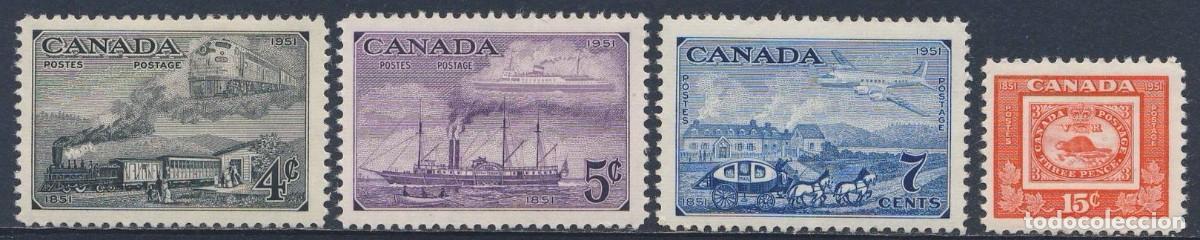 Sellos: SELLOS** CANADA 1951, YT 246/ 49