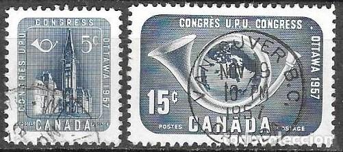 Briefmarken: SELLOS USADOS CANADA 1957, YT 298/ 99