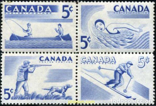 Sellos: 299420 HINGED CANADA 1957 DEPORTES AL AIRE LIBRE