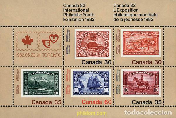 Sellos: 54673 MNH CANADA 1982 CANADA 82. EXPOSICION FILATELICA INTERNACIONAL DE LA JUVENTUD
