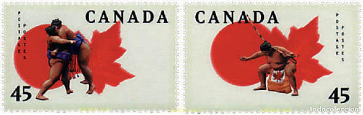 Selos: 35624 MNH CANADA 1998 PRIMER TORNEO INTERNACIONAL DE SUMO EN CANADA.