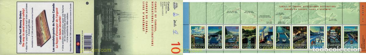 Selos: 2614 MNH CANADA 1998 CANALES CANADIENSES