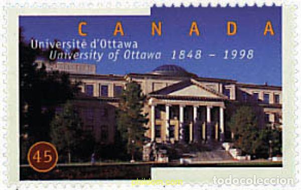 Sellos: 50986 MNH CANADA 1998 150 A&Ntilde;OS DE LA UNIVERSIDAD DE OTTAWA