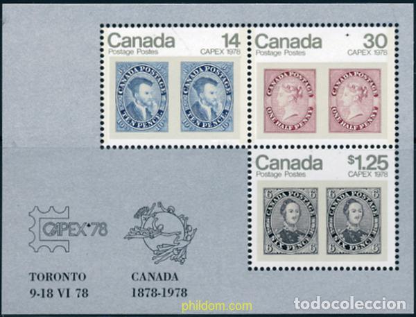 Briefmarken: 197207 MNH CANADA 1978 EXPOSICION FILATELICA DE TORONTO