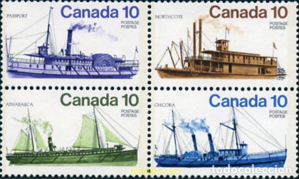 Selos: 173741 MNH CANADA 1976 BUQUES DE LOS GRANDES LAGOS DEL SIGLO XIX