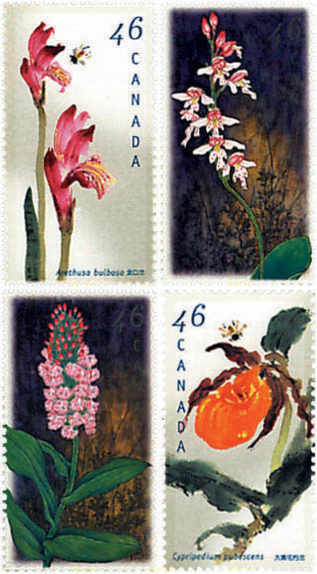Sellos: 82294 MNH CANADA 1999 ORQUIDEAS DEL CANADA