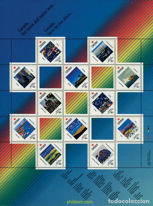 Selos: 37323 MNH CANADA 1992 FIESTA DEL CANADA. PINTURAS