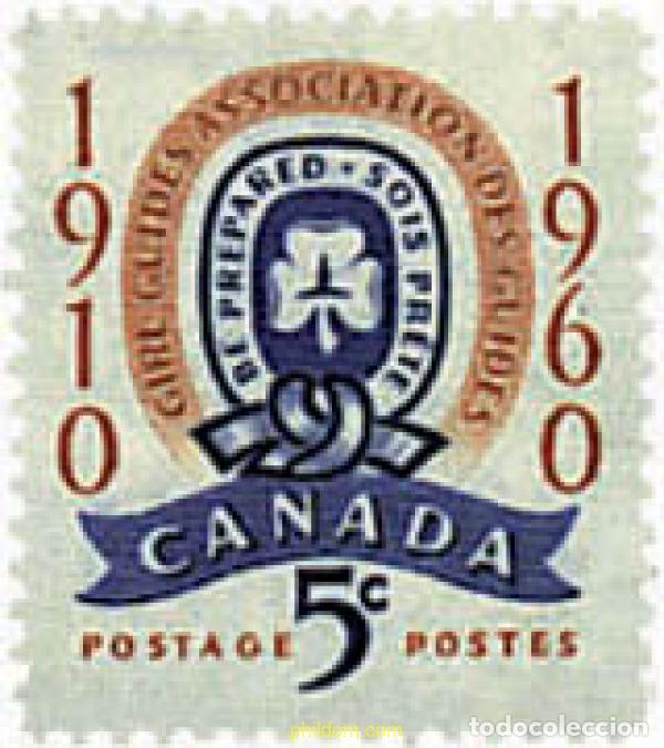 Francobolli: 38054 MNH CANADA 1960 50 ANIVERSARIO DEL ESCULTISMO FEMENINO