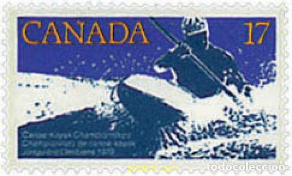 Sellos: 26763 MNH CANADA 1979 CAMPEONATOS DE CANOA KAYAK