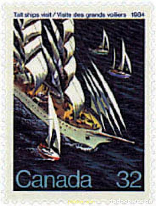 Sellos: 26769 MNH CANADA 1984 GRANDES VELEROS