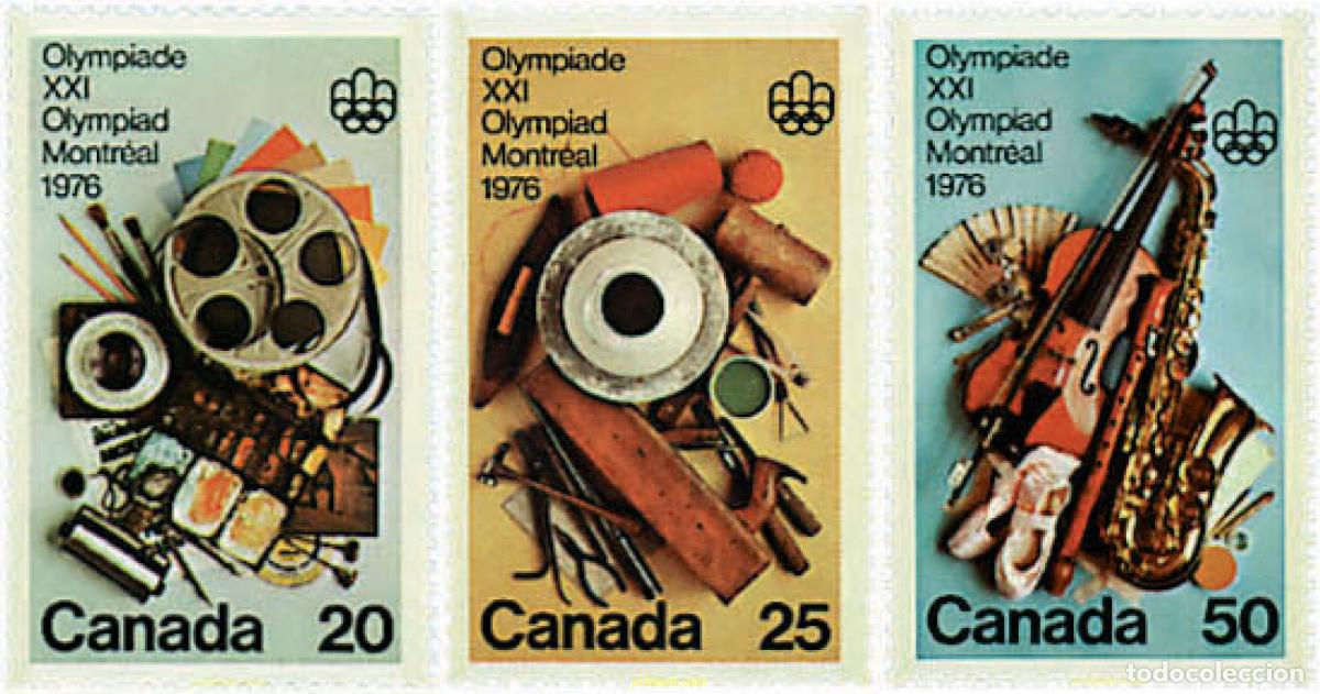 Sellos: 41439 MNH CANADA 1976 21 JUEGOS OLIMPICOS VERANO MONTREAL 1976