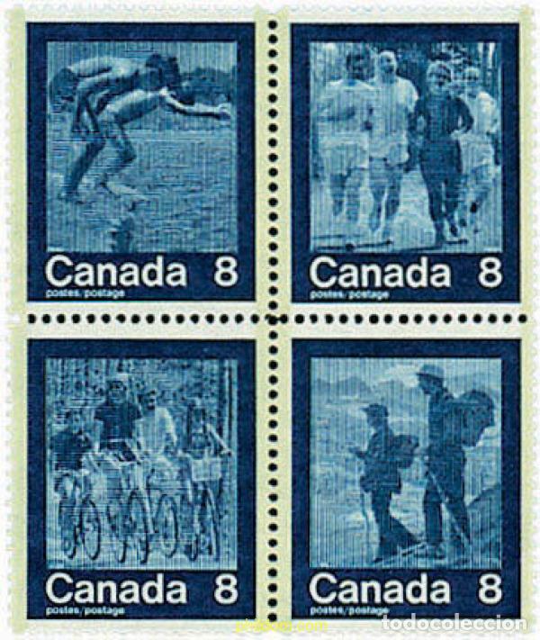 Sellos: 6427 MNH CANADA 1974 21 JUEGOS OLIMPICOS VERANO MONTREAL 1976