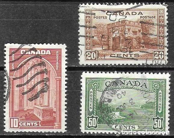 Sellos: SELLOS USADOS DE CANADA 1938, YT 197 + 199/ 00