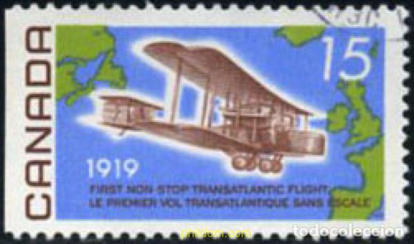 Sellos: 207006 USED CANADA 1969 PIONEROS DE LA AVIACION