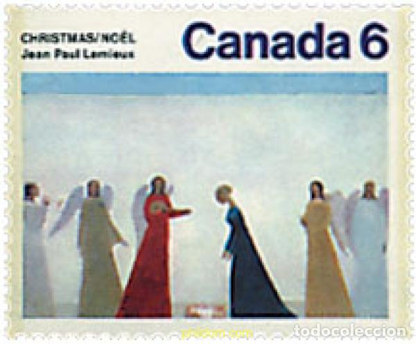 Sellos: 207081 MNH CANADA 1974 NAVIDAD. CUADROS DE PINTORES CANADIENSES