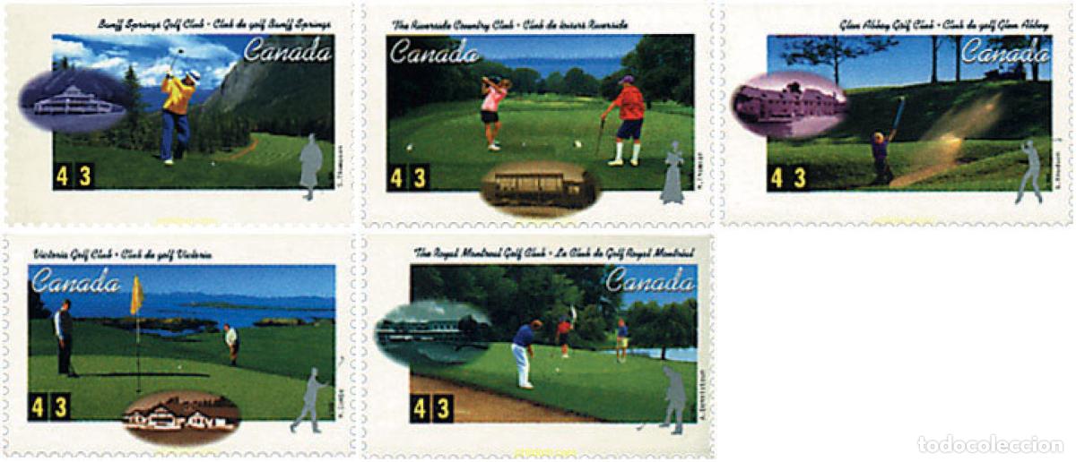 Sellos: 75233 MNH CANADA 1995 CENTENARIO DE LA ASOCIACION REAL DE GOLF DEL CANADA