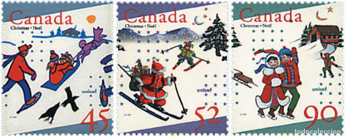 Sellos: 70296 MNH CANADA 1996 NAVIDAD. 50 ANIVERSARIO DE UNICEF
