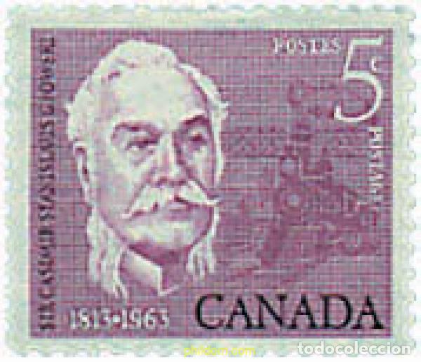 Timbres: 58005 MNH CANADA 1963 150 ANIVERSARIO DEL INGENIERO FERROVIARIO CASIMIR STANISLAS GZOWSKI