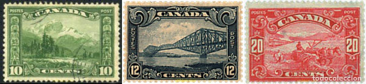 Sellos: 243933 HINGED CANADA 1928 REY GEORGE V Y VISTAS