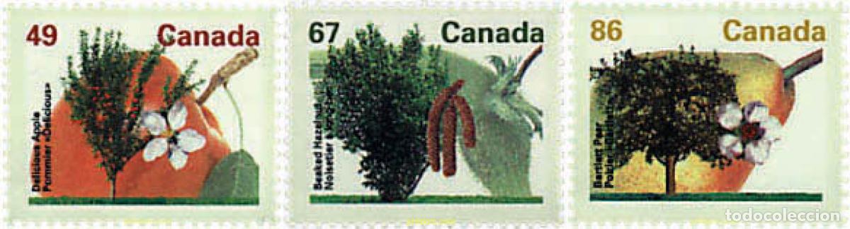 Sellos: 82272 MNH CANADA 1992 ARBOLES FRUTALES DE CANADA