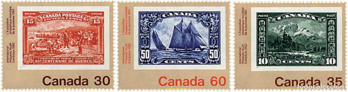 Sellos: 206922 MNH CANADA 1982 CANADA 82. EXPOSICION FILATELICA INTERNACIONAL DE LA JUVENTUD