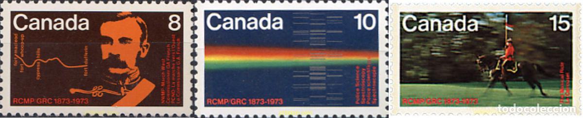 Sellos: 29748 MNH CANADA 1973 CENTENARIO DE LA FUNDACION DE LA POLICIA MONTADA