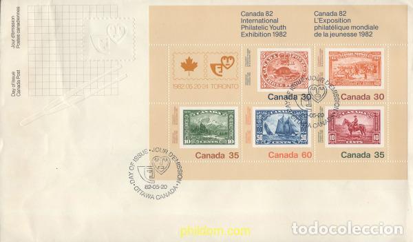 Sellos: 403109 MNH CANADA 1982 CANADA 82. EXPOSICION FILATELICA INTERNACIONAL DE LA JUVENTUD