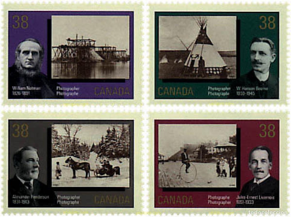 Sellos: 29761 MNH CANADA 1989 150 ANIVERSARIO DE LA FOTOGRAFIA CANADIENSE.