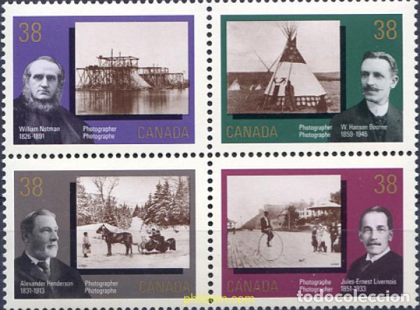 Sellos: 299509 MNH CANADA 1989 150 ANIVERSARIO DE LA FOTOGRAFIA CANADIENSE.