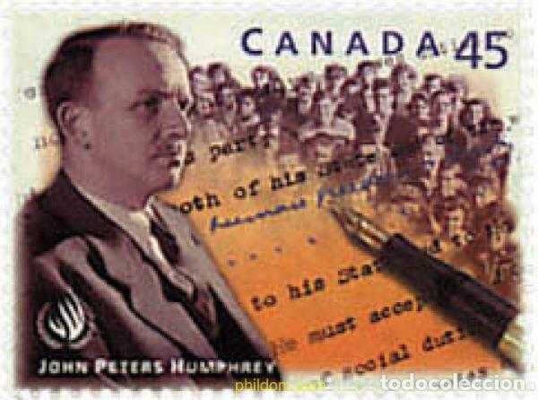 Sellos: 64245 MNH CANADA 1998 HOMENAJE A JOHN PETERS HUMPHREY