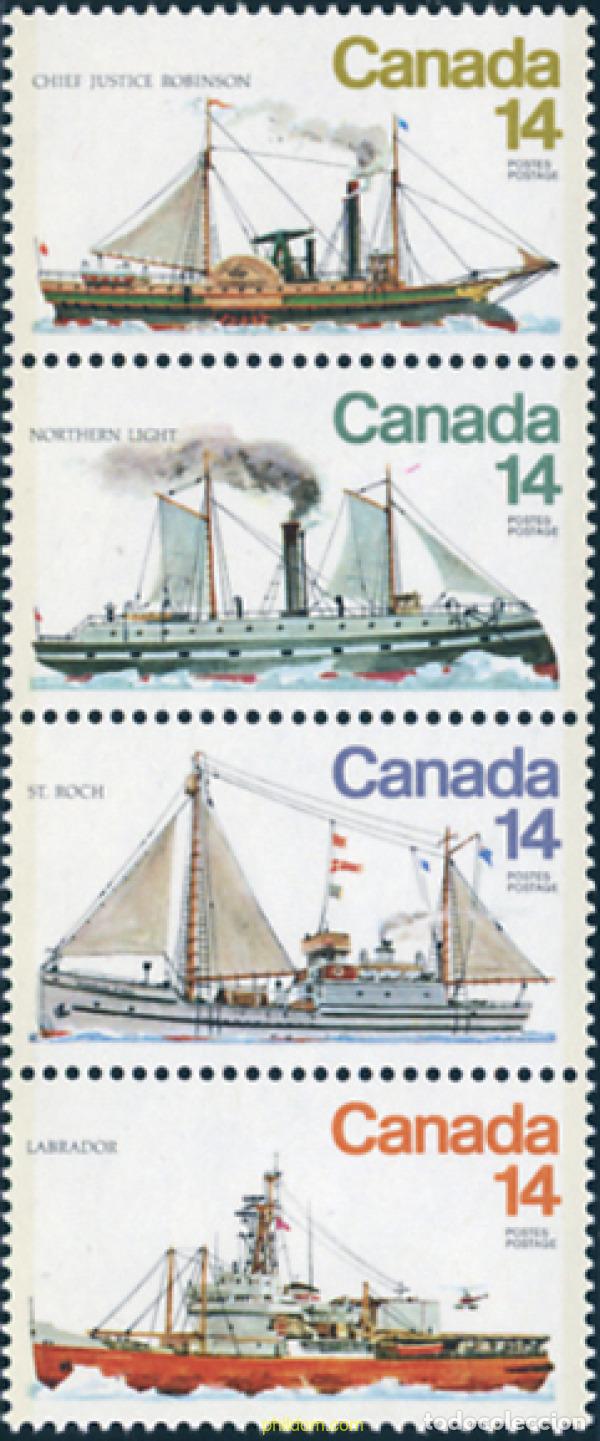 Sellos: 6698 MNH CANADA 1978 BARCOS ROMPEHIELOS