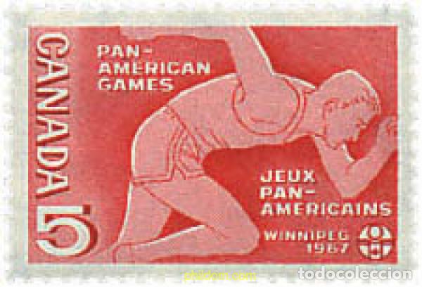 Sellos: 26754 MNH CANADA 1967 3 JUEGOS DEPORTIVOS PANAMERICANOS