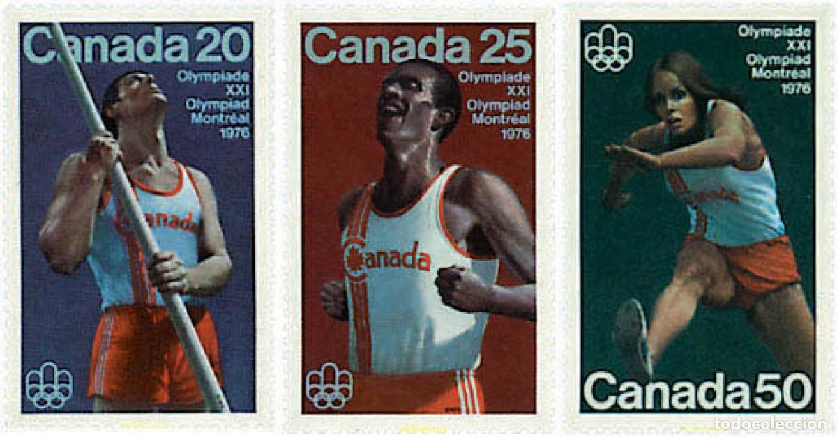 Briefmarken: 46275 MNH CANADA 1975 21 JUEGOS OLIMPICOS VERANO MONTREAL 1976