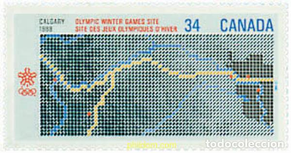 Sellos: 70581 MNH CANADA 1986 15 JUEGOS OLIMPICOS INVIERNO CALGARY 1988