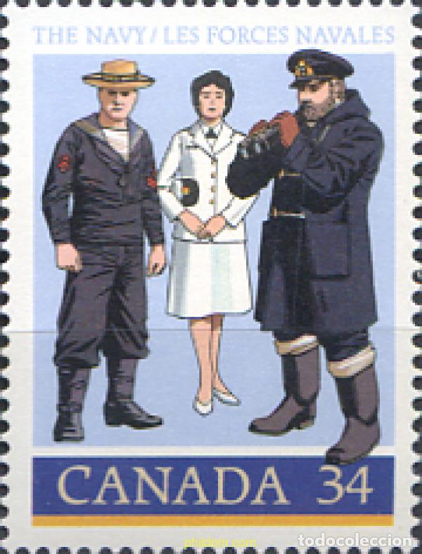 Sellos: 130268 MNH CANADA 1985 75 ANIVERSARIO DE LA MARINA REAL CANADIENSE