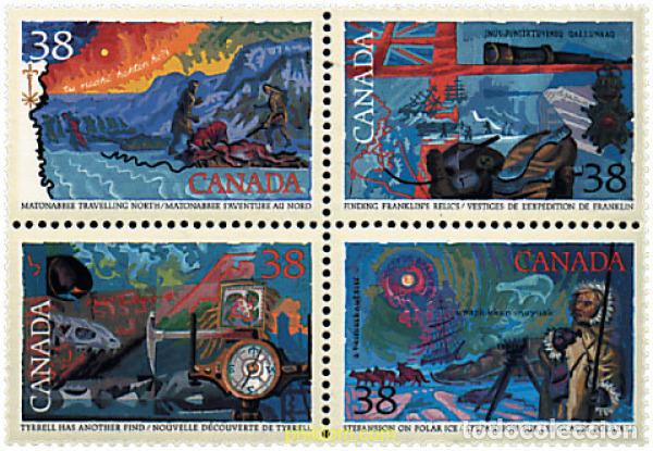 Sellos: 5940 MNH CANADA 1989 EXPLORACION DEL CANADA - Foto 1