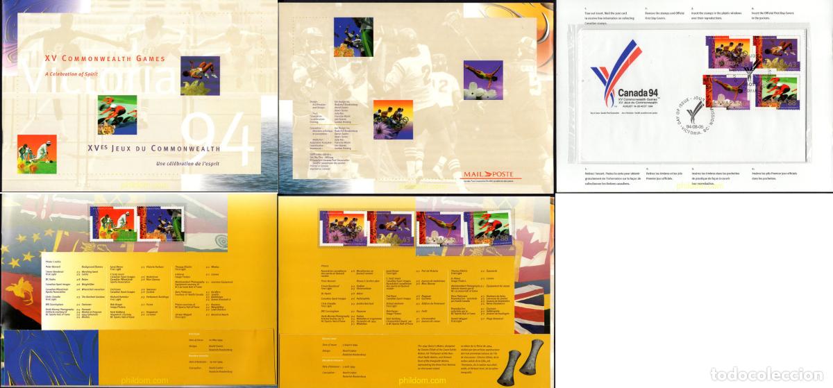 Timbres: 677483 MNH CANADA 1994 15 JUEGOS DEPORTIVOS DE LA COMMONWEALTH.