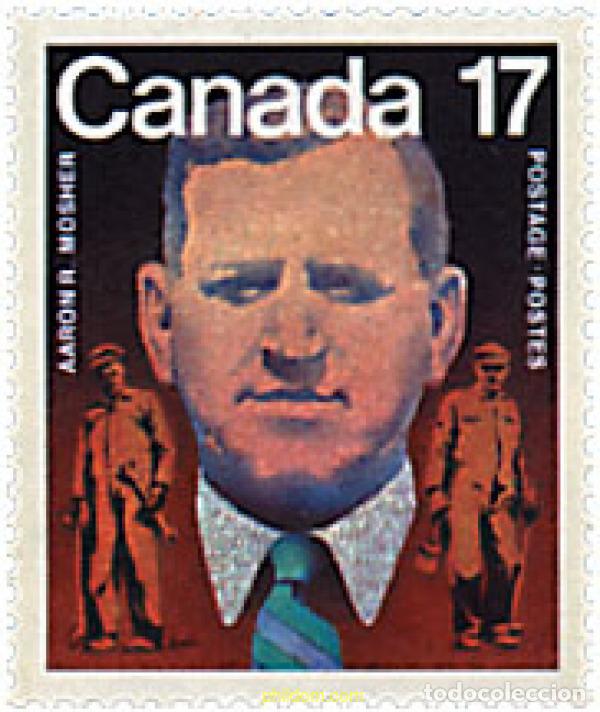 Sellos: 58015 MNH CANADA 1981 CENTENARIO DE AARON R. MOSHER - Foto 1