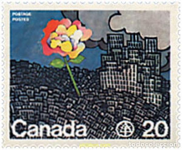 Sellos: 98927 MNH CANADA 1976 CONFERENCIA DE LAS NACIONES UNIDAS SOBRE EL HABITAT