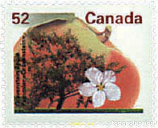 Sellos: 206954 MNH CANADA 1995 ARBOLES FRUTALES DE CANADA