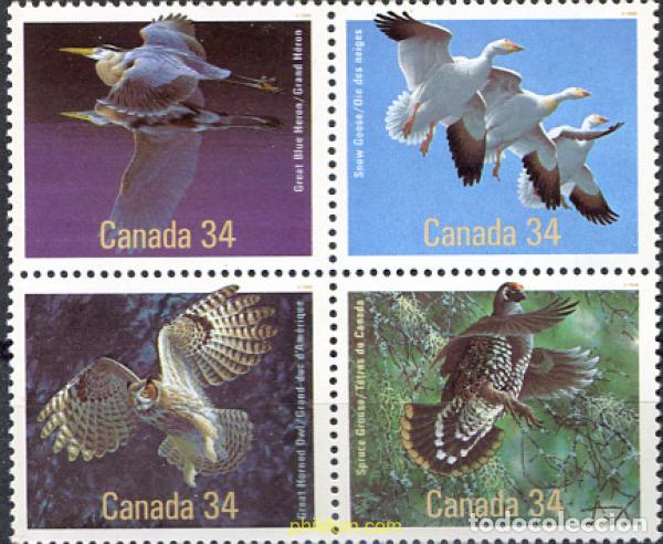 Timbres: 180056 MNH CANADA 1986 AVES