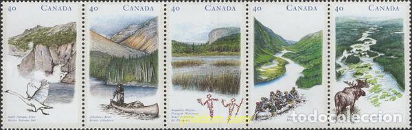Sellos: 654960 MNH CANADA 1991 RIOS Y RIBERAS DEL PATRIMONIO CANADIENSE