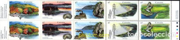 Sellos: 688840 MNH CANADA 1992 RIOS Y RIBERAS DEL PATRIMONIO CANADIENSE