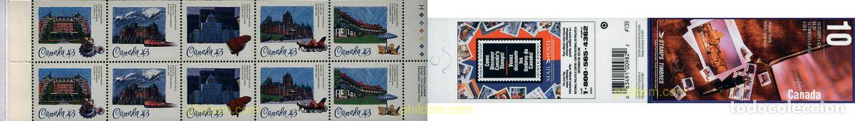 Sellos: 2613 MNH CANADA 1993 HOTELES HISTORICOS