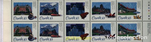 Sellos: 687851 MNH CANADA 1993 HOTELES HISTORICOS