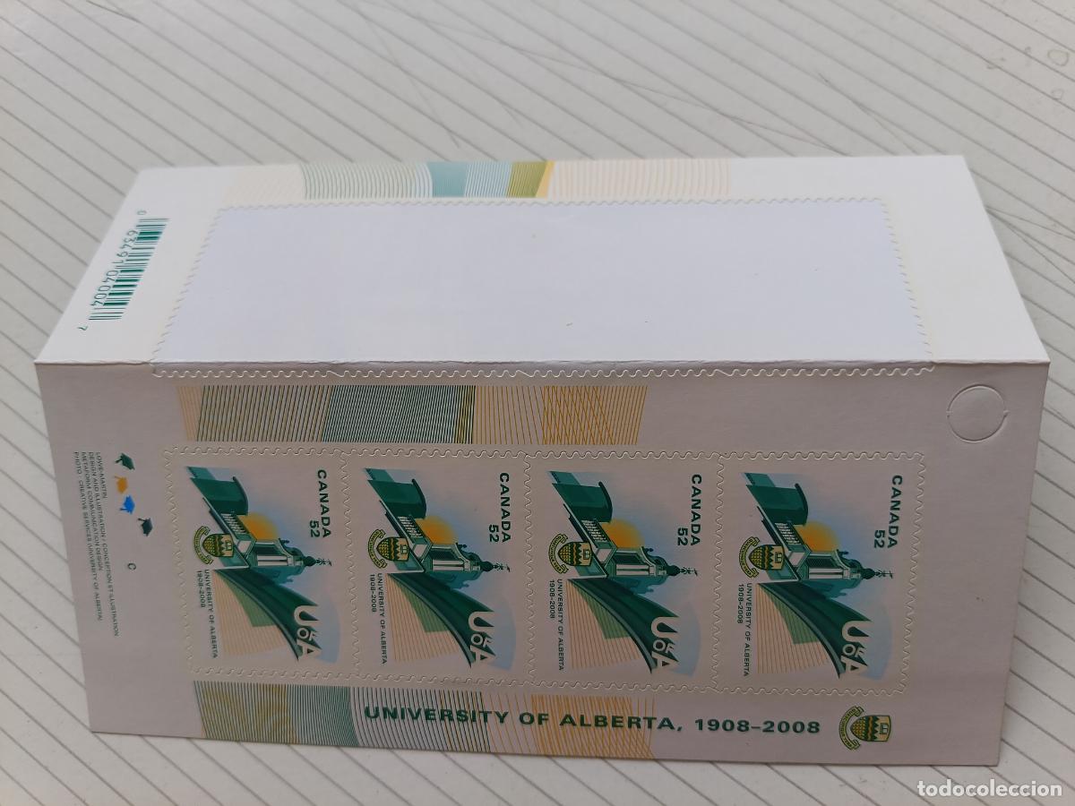 Sellos: Canad&aacute;. Carnet de sellos autoadhesivos - Foto 2